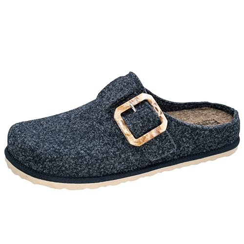 Fischer Pantofole Donna 645009, Numero:39 EU, Colore:Blu - Maison & Cuisine Amazon Italie à 29.64€