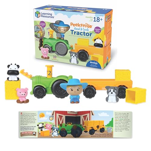 Learning Resources Peeksville Traktor mit Anhänger... - Toys & Games Amazon Germany à 15.10€