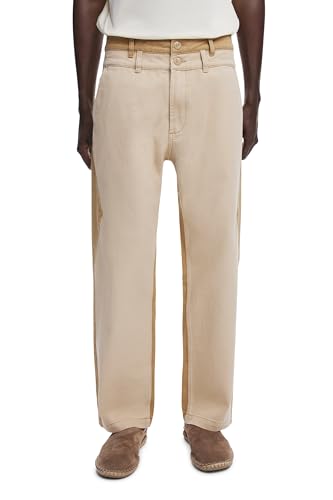 Desigual Pant_IGUALADA, 1008 Beige Crude, 38 - Home & Kitchen Amazon UK à 41.96€