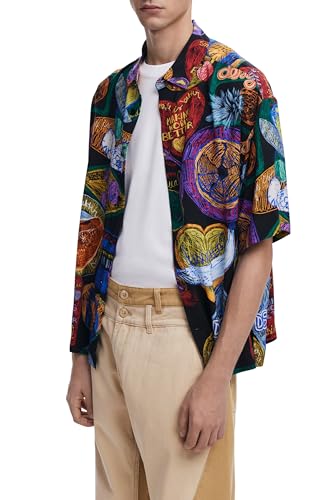 Desigual CAM_Lima, 2000 Black, M - Mode & Vêtements Amazon France à 36.13€