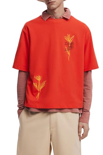 Desigual TS_Newport, 3083 Rojo Fuerte, L - Vente Flash Amazon -62%