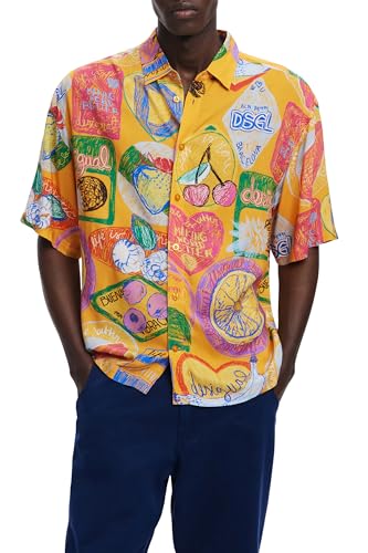Desigual CAM_Cartagena, 7010 Naranja TROPÌCAL, S Orange - Auto & Moto Amazon Royaume-Uni à 24.55€