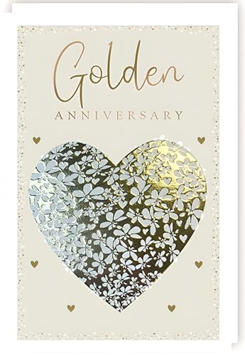 Tracks Publishing 50th Anniversary Card - Happy Golden... - Auto & Moto Amazon Royaume-Uni à 1.99€