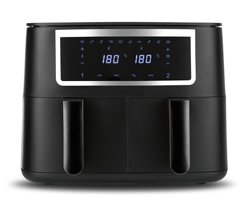 GOURMETmaxx Air Fryer avec 2 tiroirs - 2 x 4 L | Pour cuire... - Tech & Electronics Amazon France à 86.48€