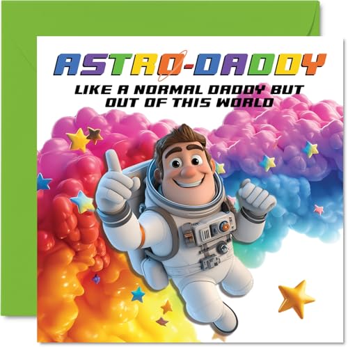 Daddy Birthday Card - Astro-Daddy - Happy Birthday Card for... - Auto & Moto Amazon Royaume-Uni à 1.91€