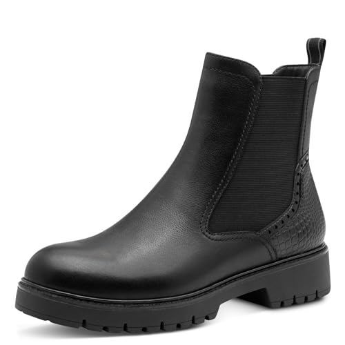 Tamaris Stivali da donna piatti, Pelle nera, 38 EU - Amazon Italie à 25.73€