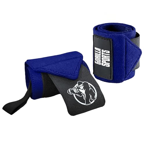 GORILLA SPORTS® Handgelenk Bandagen - 2er Set, 45 x 8cm... - Sports & Fitness Amazon Allemagne à 6.47€