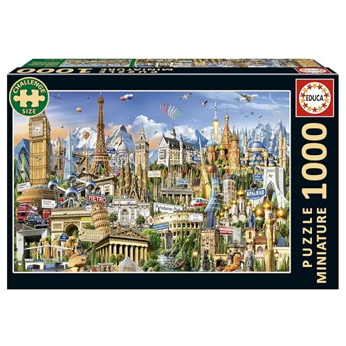Educa – Das kleinste 1000-teilige Puzzle der Welt für... - Jouets & Jeux Amazon Allemagne à 8.69€