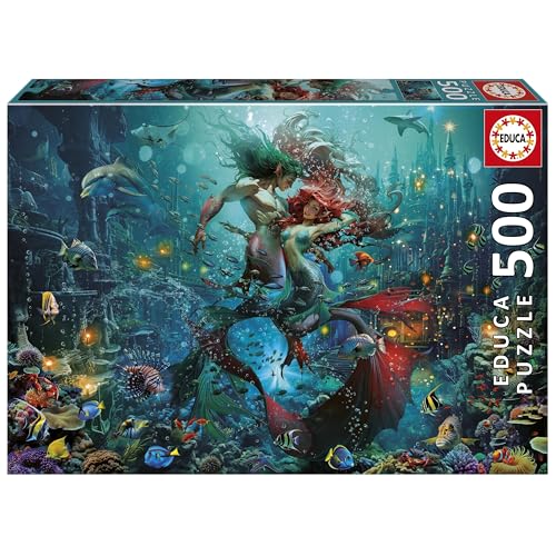 Educa - 500-teiliges Puzzle für Erwachsene | Atlantis.... - Jouets & Jeux Amazon Allemagne à 6.29€