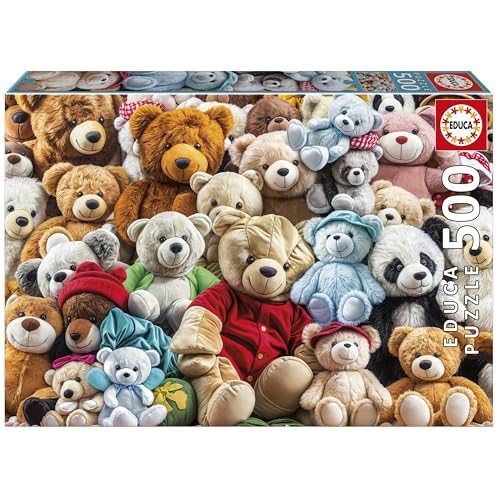 Educa - Ours en Peluche Puzzle 500 pièces | Ours Peluche... - Jouets & Jeux Amazon France à 6.29€