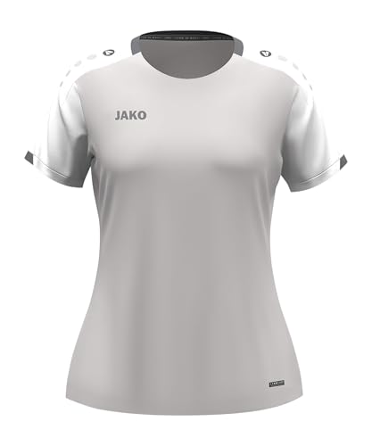 JAKO Camiseta para Mujer Dynamic, Gris Claro/Blanco/Gris, S - Nouvelle promo Amazon à 16.15€