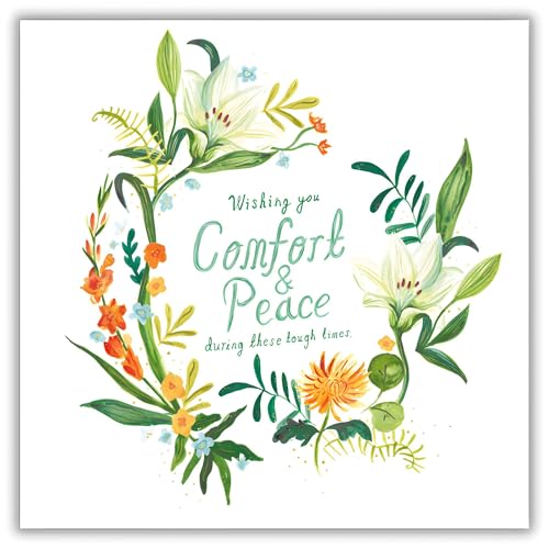 Woodmansterne Sympathy Card - Condolence Card with Floral... - Auto & Moto Amazon Royaume-Uni à 1.99€
