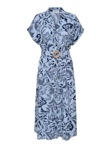 ONLY Female Hemdblusenkleid ONLJAKIRI Leinen Langes Kleid - Amazon Germany à 25.30€