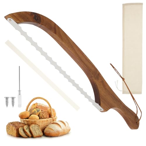 Brotmesser Aus Holz Brot Bogenschneider BrotsäGe Edelstahl... - Maison & Cuisine Amazon Allemagne à 9.99€