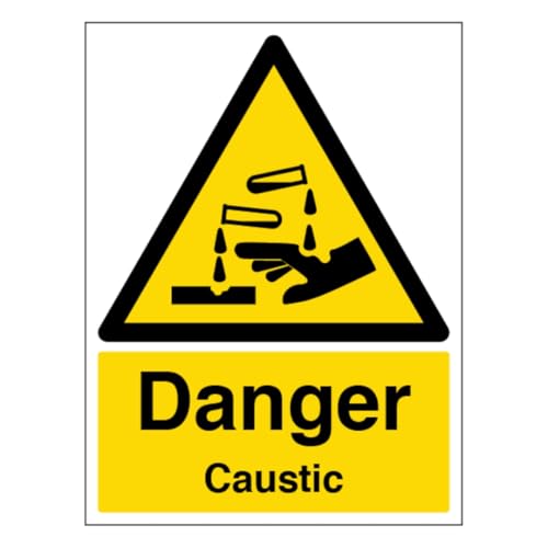 V Safety Danger Caustic - Retrato de vinilo autoadhesivo... - Auto & Moto en promo à 3.85€