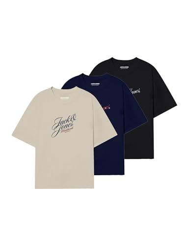 JACK & JONES Tee SS Crew Neck Fst 3pk MP Jorinwood-Maglietta... - Amazon Italie à 20.62€