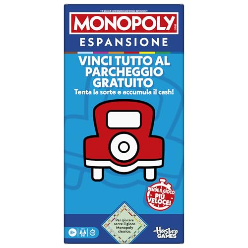 Monopoly, ESPANSIONE Vinci tutto al Parcheggio Gratuito... - Jouets & Jeux Amazon Italie à 4.99€