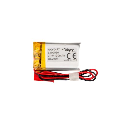 Batteria 3,7 V 190 mAh LP402030 ai polimeri di litio Akyga... - Sports & Fitness en promo à 9.92€