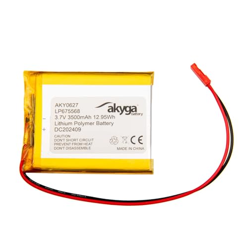 Batteria LP675568 ai polimeri di litio Akyga AKY0627 Li-Po... - Sports & Fitness Amazon Italy à 12.28€
