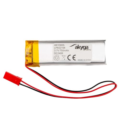 Batteria 3,7 V 750 mAh LP602158 ai polimeri di litio Akyga... - Sports & Fitness Amazon Italy à 11.49€
