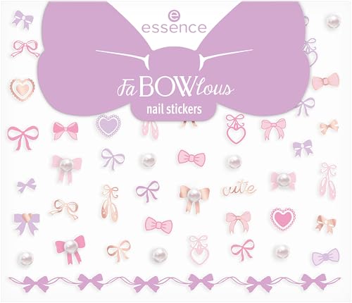 Essence Cosmetics Pegatinas para uñas FaBOWlous (61pcs) - High-Tech & Électronique Amazon Espagne à 1.89€
