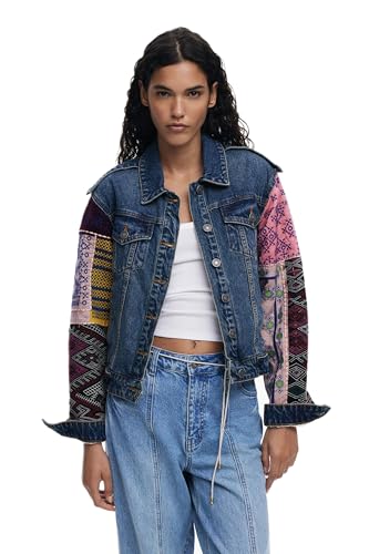 Desigual CHAQ_ETNIC, 5053 DENIM MEDIUM WASH, S - Amazon Espagne à 15.14€