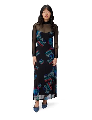 DESIGUAL ABITO LUNGO DONNA NERO - Mode & Vêtements en promo à 37.68€