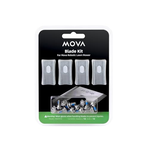 MOVA Kit de Lames pour Robot Tondeuse – 12 Lames + 12... - Jardin & Extérieur Amazon France à 19.99€