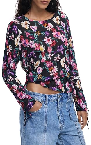 Desigual BLUS_Flori, 2000 Black, L - Mode & Vêtements Amazon France à 36.13€
