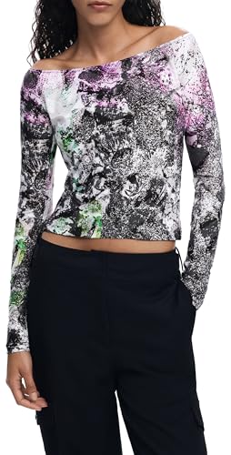 Desigual TS_PARED_Lacroix, 3152 POTENT Purple, XS - Maison & Cuisine Amazon Allemagne à 26.76€