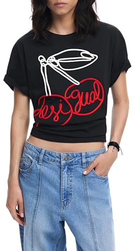 Desigual TS_Berlin, 2000 Black, XS en promo à 24,11€ (-51%) sur Amazon FR