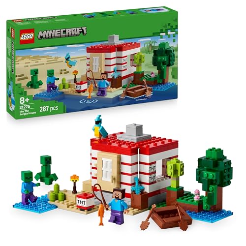 LEGO Minecraft Das TNT-Dschungelhaus - Gamer Spielzeug für... - Jouets & Jeux Amazon Allemagne à 20.69€