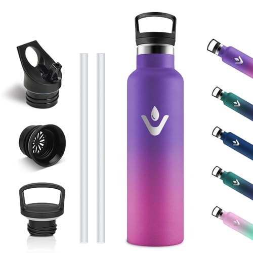 Vikastar Edelstahl Trinkflasche, Thermosflasche 750 ml... - Maison & Cuisine en promo à 13.12€