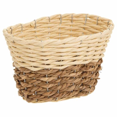 Panier en bois, corde de papier et fibre naturelle jaune... - Maison & Cuisine Amazon France à 17.11€