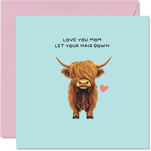 Mom Birthday Card - Let Your Hair Down - Happy Mother's Day... - Beauté & Parfums Amazon Royaume-Uni à 1.96€