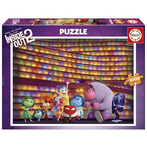 Educa - 1000-teiliges Puzzle für Erwachsene | Inside Out 2.... - Jouets & Jeux Amazon Allemagne à 8.69€