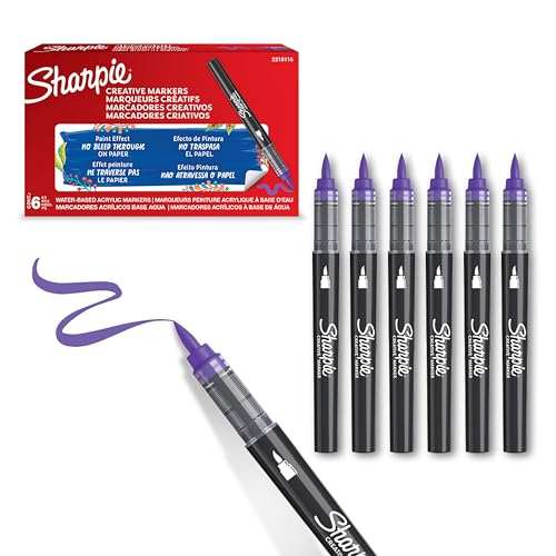 Sharpie Marqueurs Créatifs feutres acrylique | Pointe... - Bricolage & Outils Amazon France à 9.18€