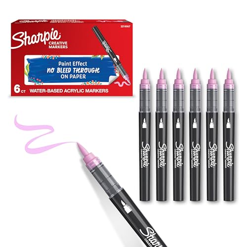 Sharpie Creative Marker Acrylic Paint Pens | Brush Tip... - Sports & Fitness Amazon Royaume-Uni à 6.37€