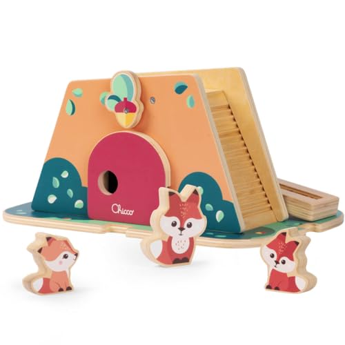 Chicco, Holzspielzeug, Der Fuchsbau, Montessori-Spiel, 3... - Jouets & Jeux Amazon Allemagne à 10.12€