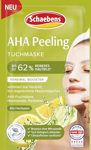 Schaebens Masque exfoliant AHA Renewal, affine le grain de... - Beauté & Parfums en promo à 3.20€