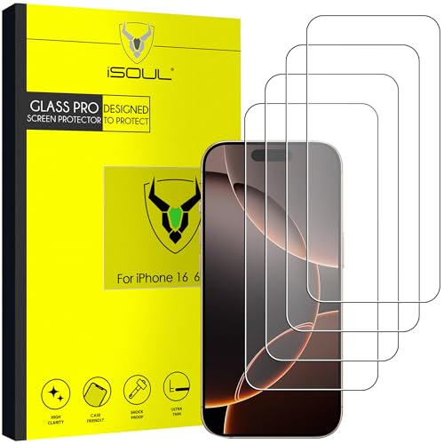 iSOUL Pellicola protettiva per iPhone 16 Pro da 6,3... - High-Tech & Électronique Amazon Italie à 10.89€