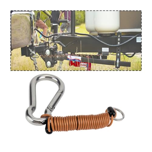 Breakaway Trailer Cable, RV Stainless Steel Spring Towing... - Auto & Moto Amazon Royaume-Uni à 2.29€