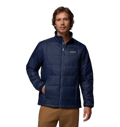 Columbia Piumino da uomo, blu marino universitario, L - Amazon Italie à 89.53€