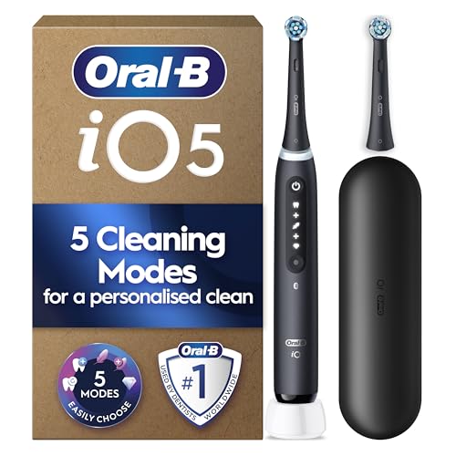 Oral-B iO5 Electric Toothbrushes for Adults, 2 Toothbrush... - Beauté & Parfums Amazon Royaume-Uni à 89.99€