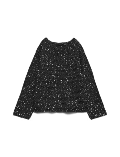 VERO MODA Vmleilani - Maglione Stitch LS Boatneck, Nero, S - Amazon Italy à 10.45€