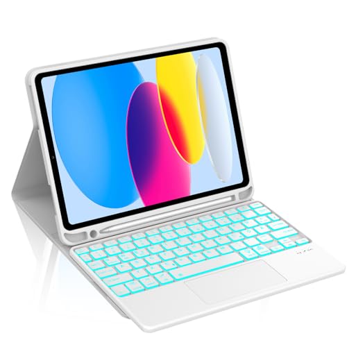 Occtingkind Funda para iPad con teclado + panel táctil y... - High-Tech & Électronique Amazon Espagne à 14.28€