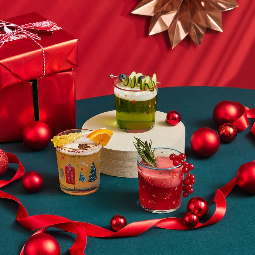 KARACA Neujahrs-Weihnachts Trinkgläser, Wassergläser 380 ml... - Maison & Cuisine Amazon Allemagne à 2.95€