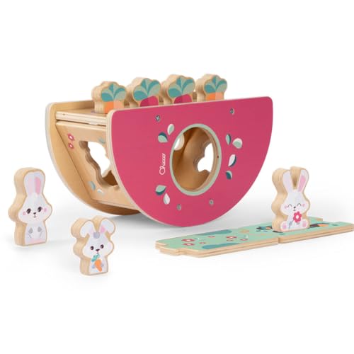 Chicco Holzspielzeug, Hasenhügel, Montessori-Spiel... - Jouets & Jeux en promo à 10.00€