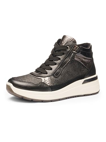 ARA Garda, Zapatillas Mujer, Acero Negro, 42 EU Ancho - Amazon Espagne à 42.46€