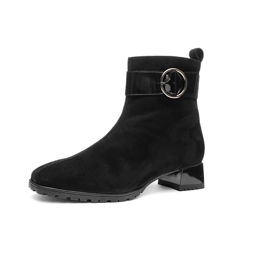 ARA Graz, Botas Cortas al Tobillo Mujer, Negro, 36 EU Ancho - Bon plan à 29.40€